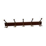 Wall coat rack with 5 hooks