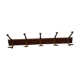 Wall coat rack with 5 hooks