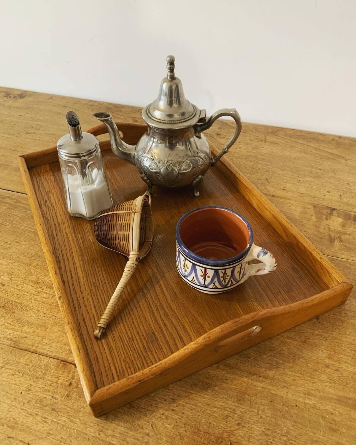 Vintage wooden tray