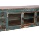 Old low sideboard, tv stand in original blue patina burmese teak