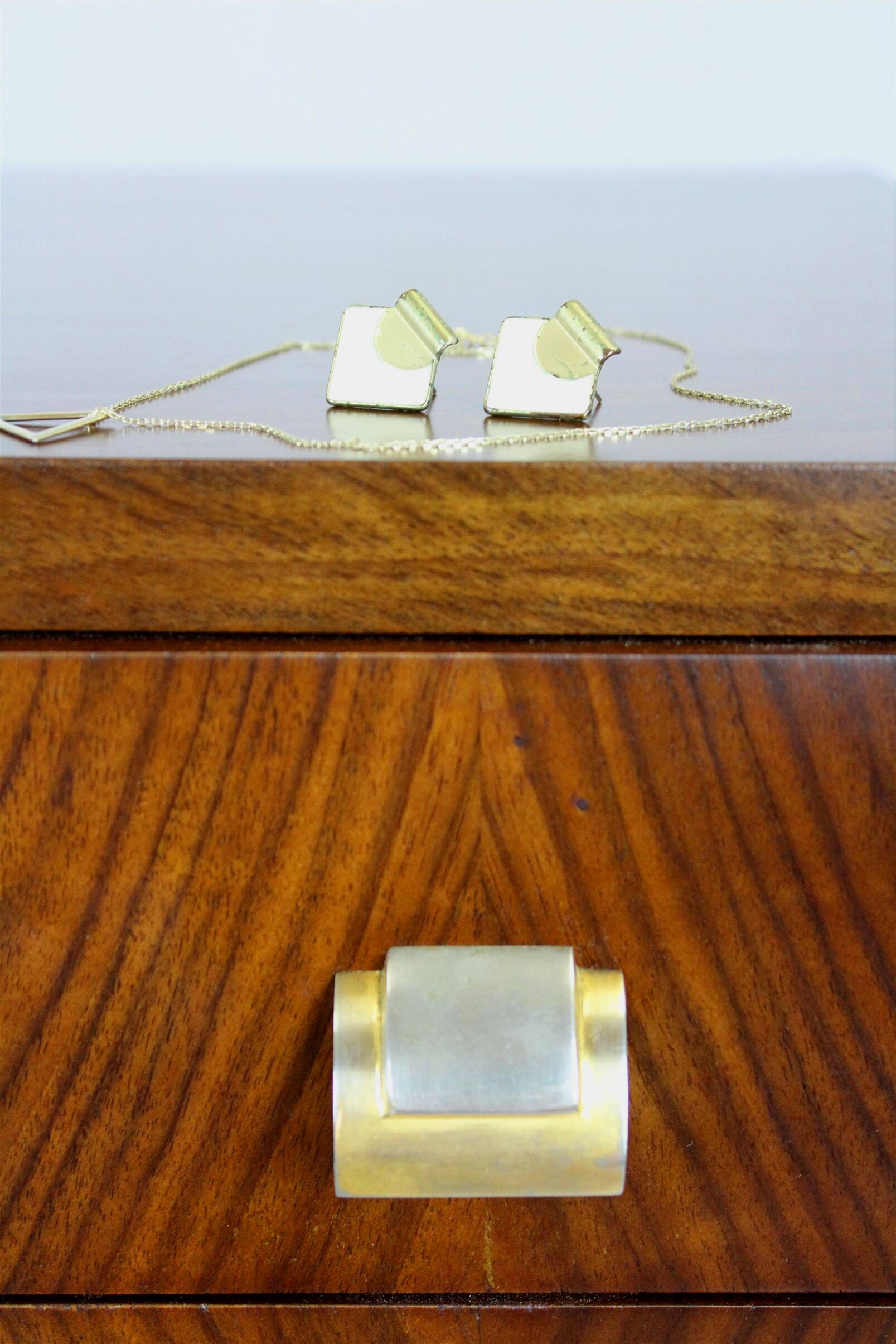 Art Deco Bentwood Desk, 1940s