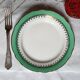 Flat earthenware plates