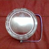 Crystal ice bucket, vintage.