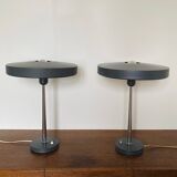 Pair of Timor desk lamps by Louis Kalff