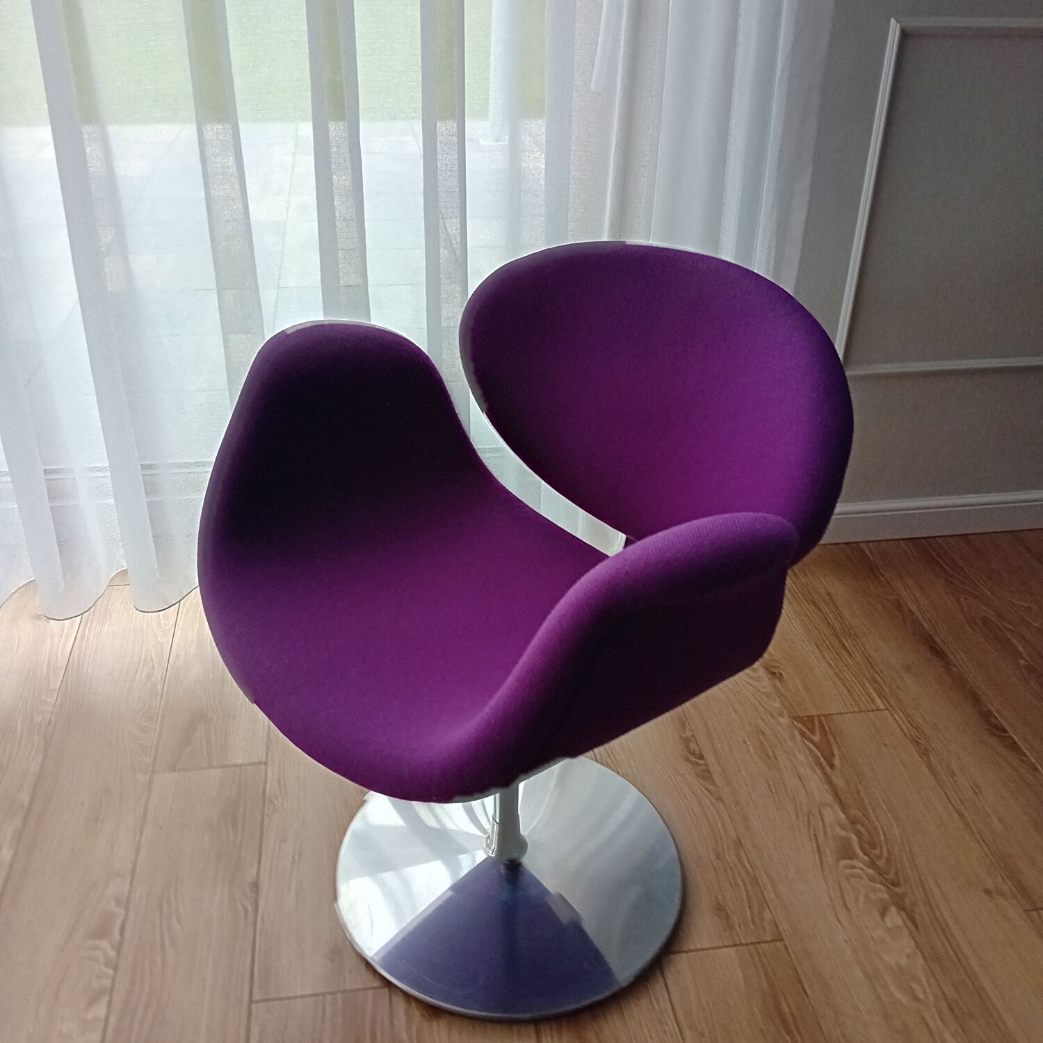 Chaise Tulipe Pourpre de Pierre Paulin pour Artifort