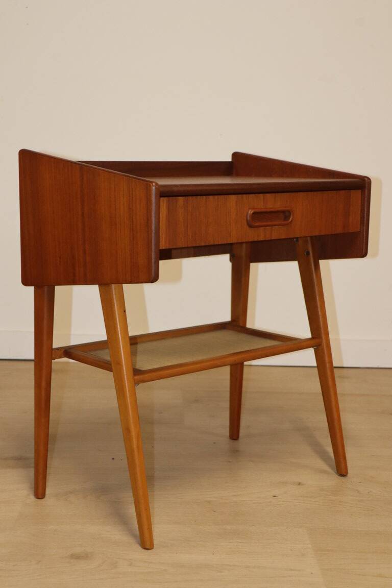 Scandinavian teak bedside table, 1960