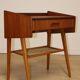 Table de chevet scandinave en teck, 1960