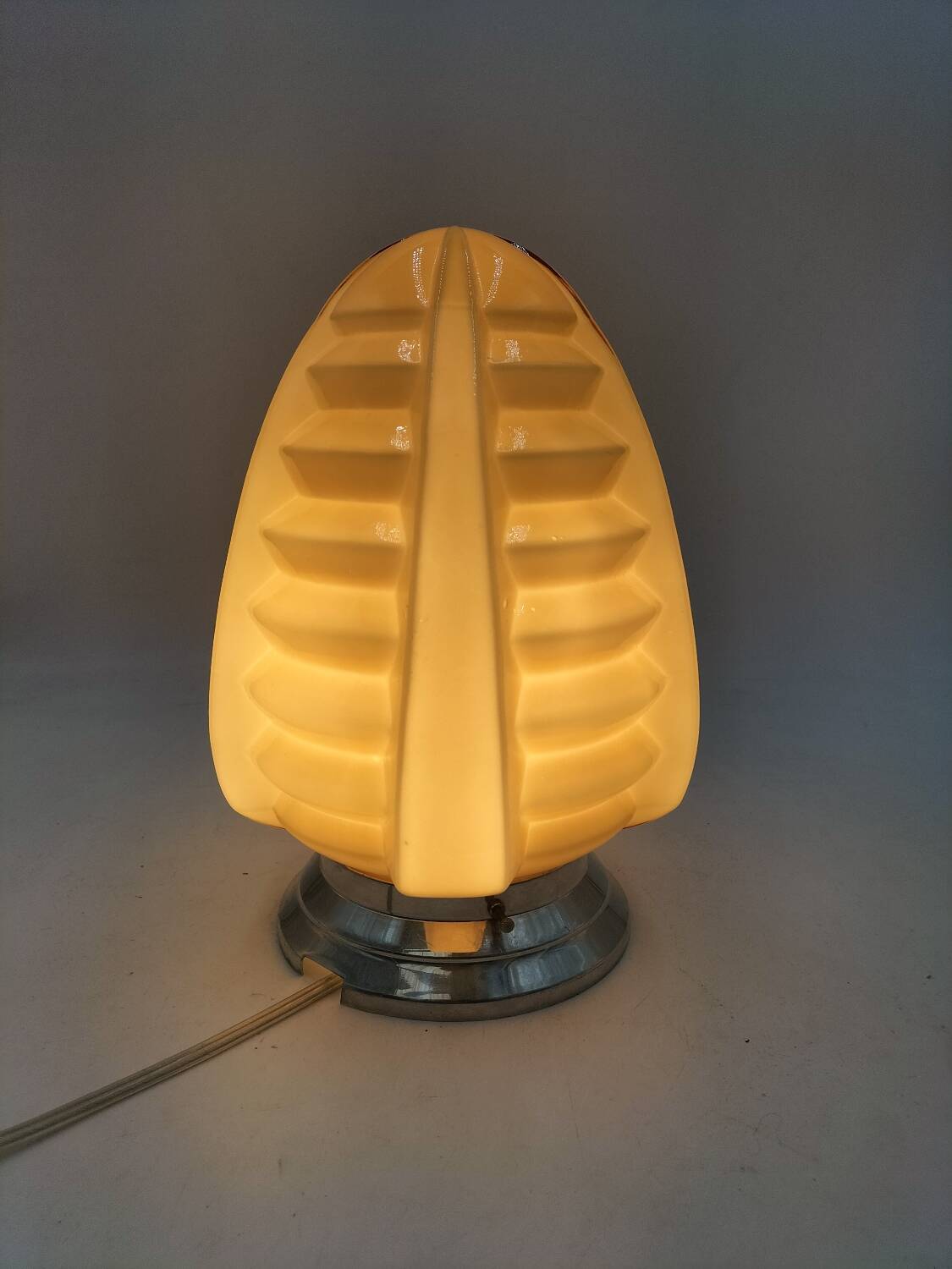 Art Deco glass table lamp