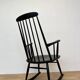 Midcentury rocking chair designed by Ilmari Tapiovaara, Finland, 1960s