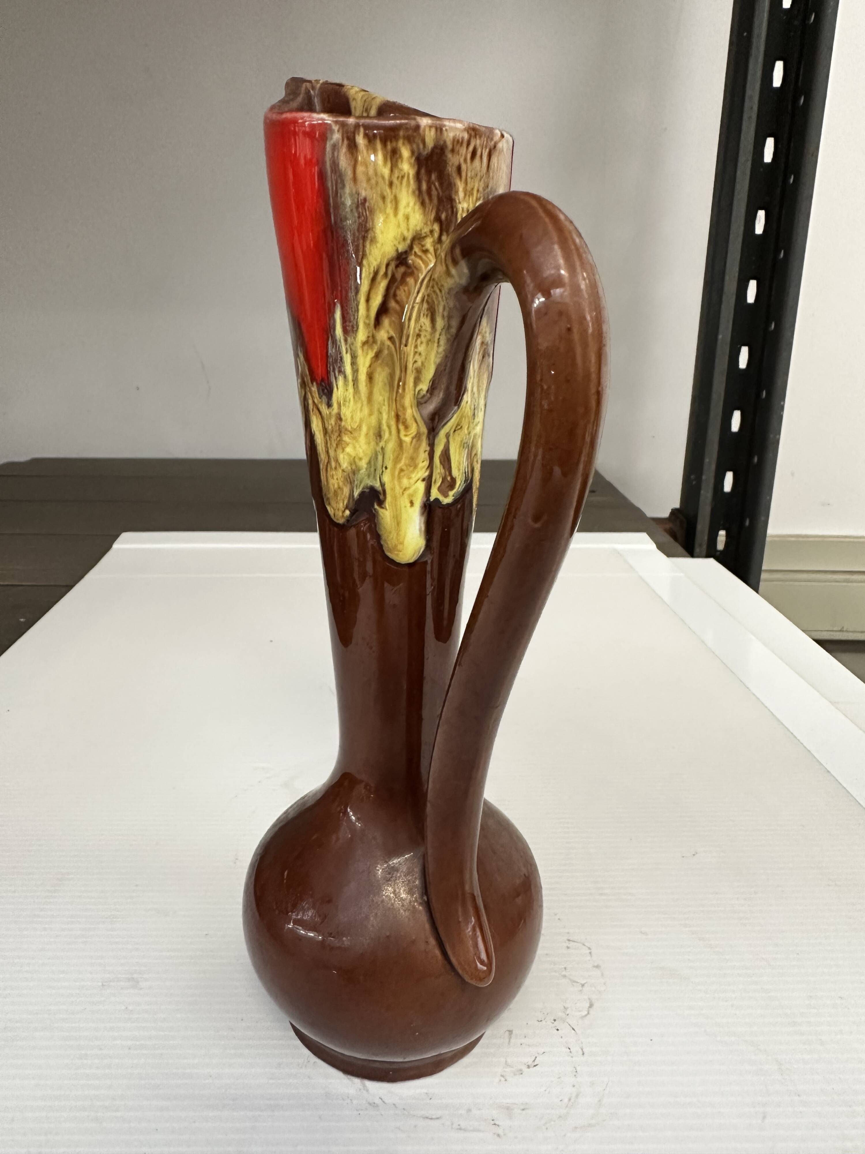 Pichet - Soliflore Vallauris céramique émaillée H 26 cm