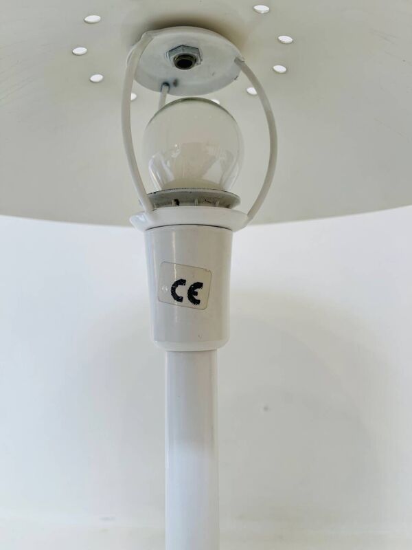 Lampe Aluminor blanche, circa 1975