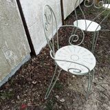 Green garden furniture