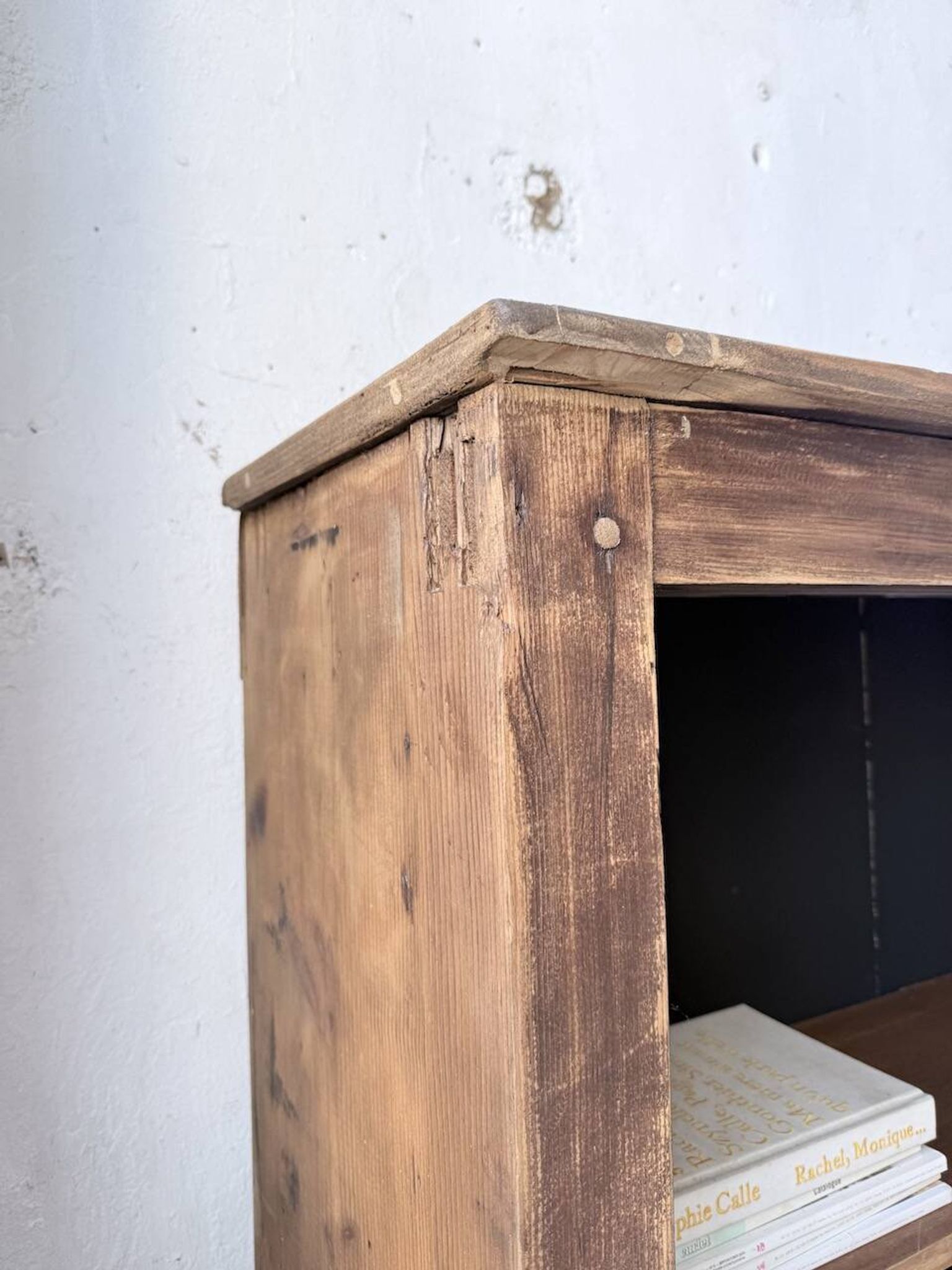 XXL industrial sideboard with glass doors