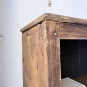 XXL industrial sideboard with glass doors