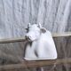 Cow-shaped butter dish