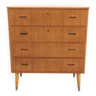 Scandinavian teak chest of drawers, Sweden, 1960