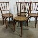 Set of 4 bistro chairs early 20th century