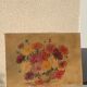 Painting the bouquet of vintage dahlias signed Blanchard