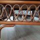 Rattan wood coffee table