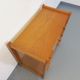 Commode vintage en orme blond des années 80