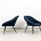 Space age Köln1, VEB Sitzmöbelwerke, Germany, 1970s, set of 2