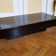 Vintage black lace-up table 70