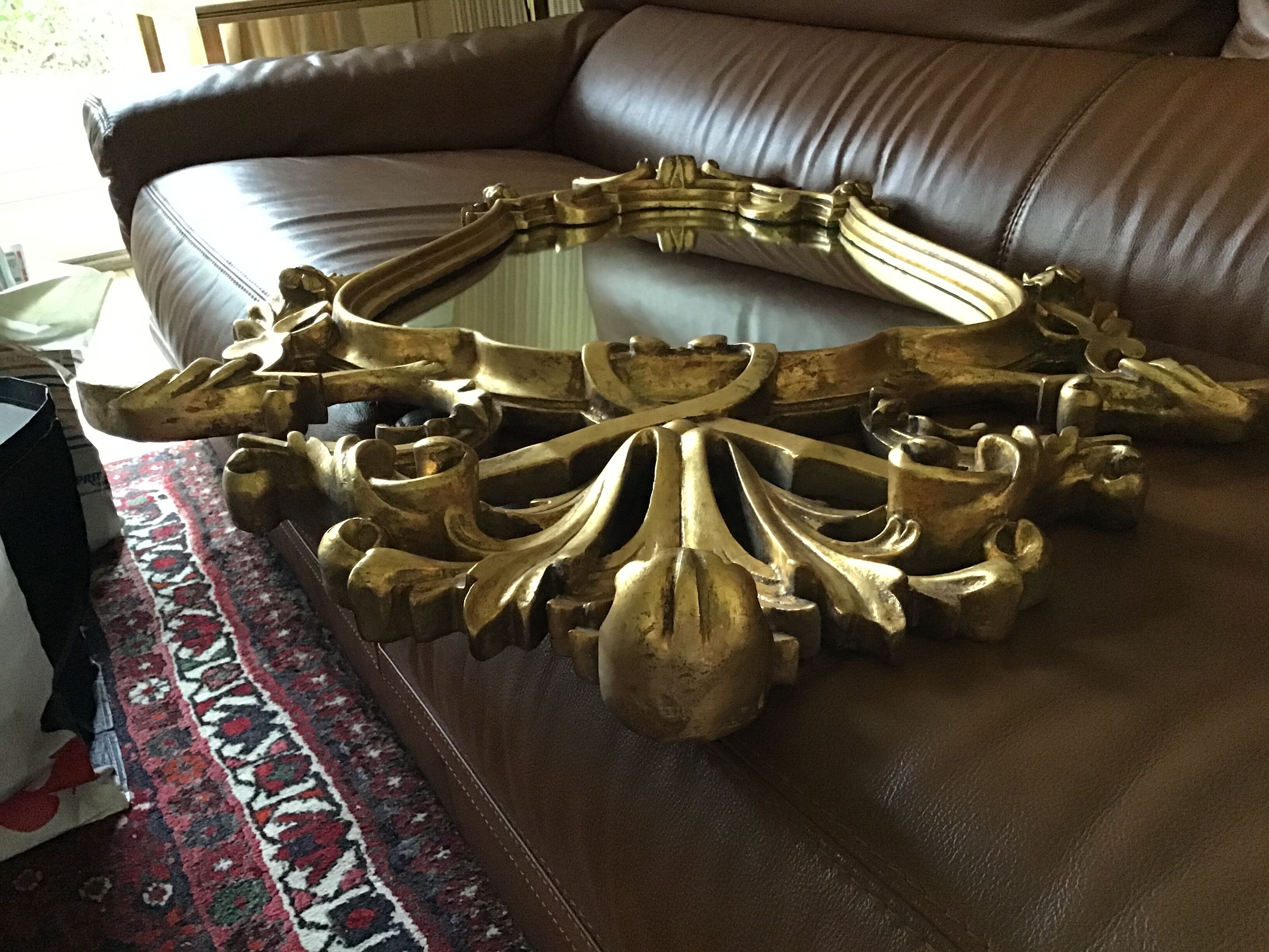 Italian mirror cornucopia