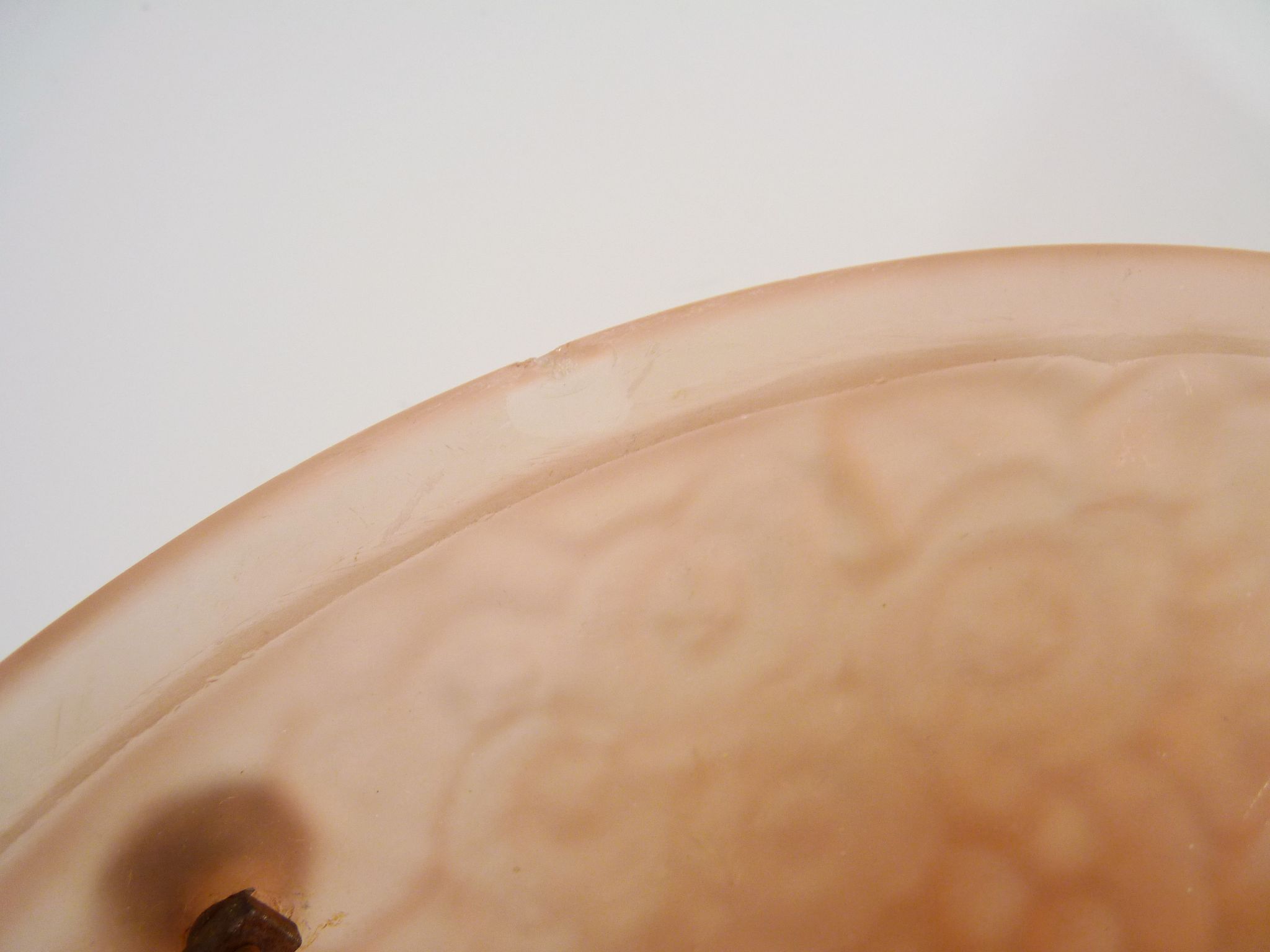 Suspension pink cacker Verdun Art Deco