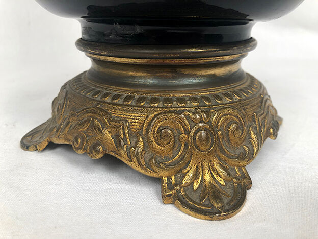 Paire de lampes à pétrole Napoléon III