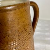 Turned sandstone pitcher