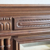 Mirror trumeau, wood, vintage, henri ii