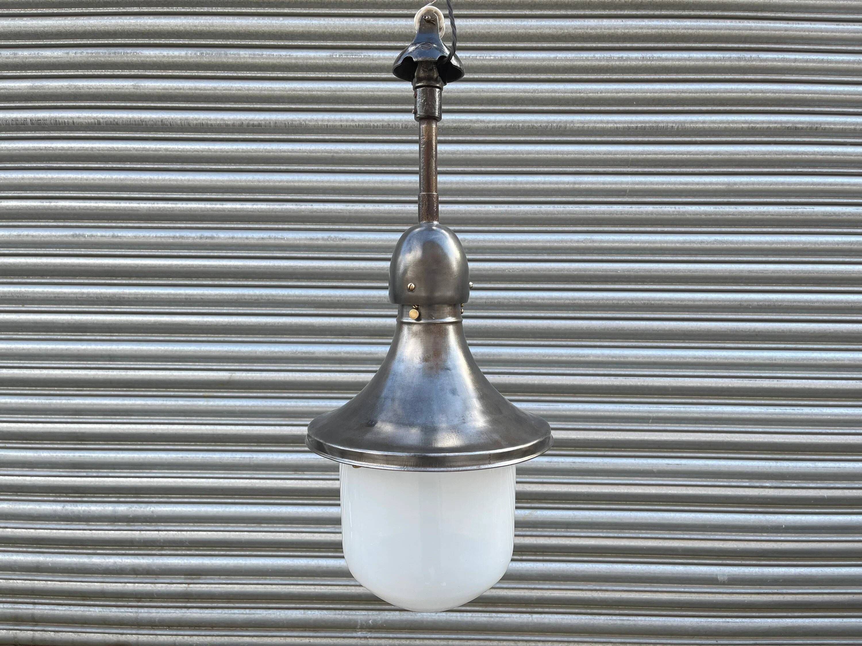 1930s industrial pendant light by Kandem - Körting & Mathiesen Leipzig