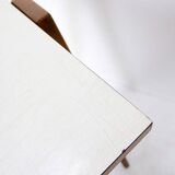 Vintage beech table compass feet by Robin Day for Hille, United Kingdom 1950s