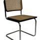 Cesca chair b32 model in chrome and black by Marcel Breuer