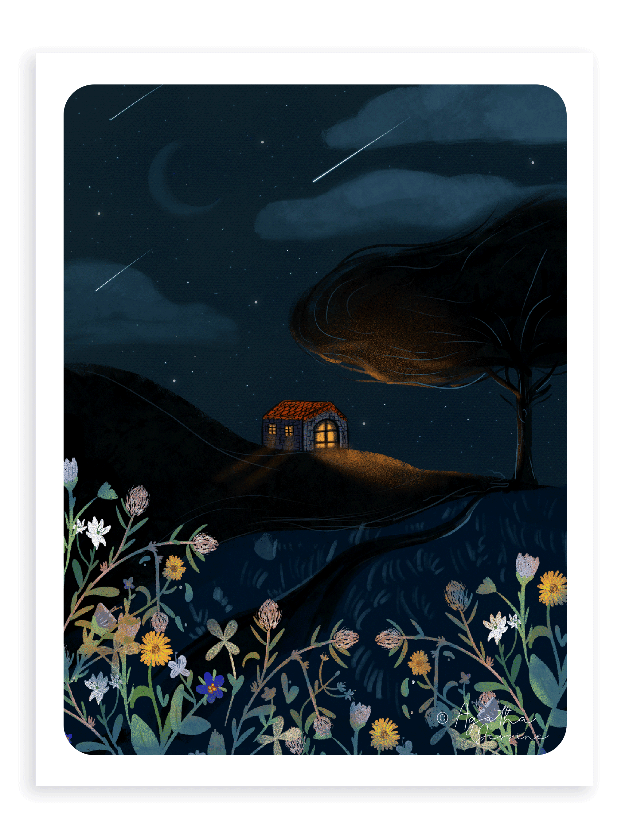 Illustration "Refuge 03" A4