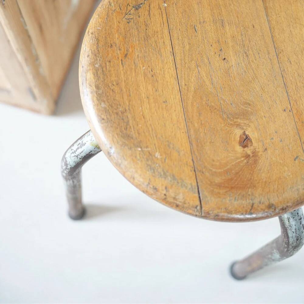Old workshop stool