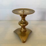 Bougeoir tripode en laiton
