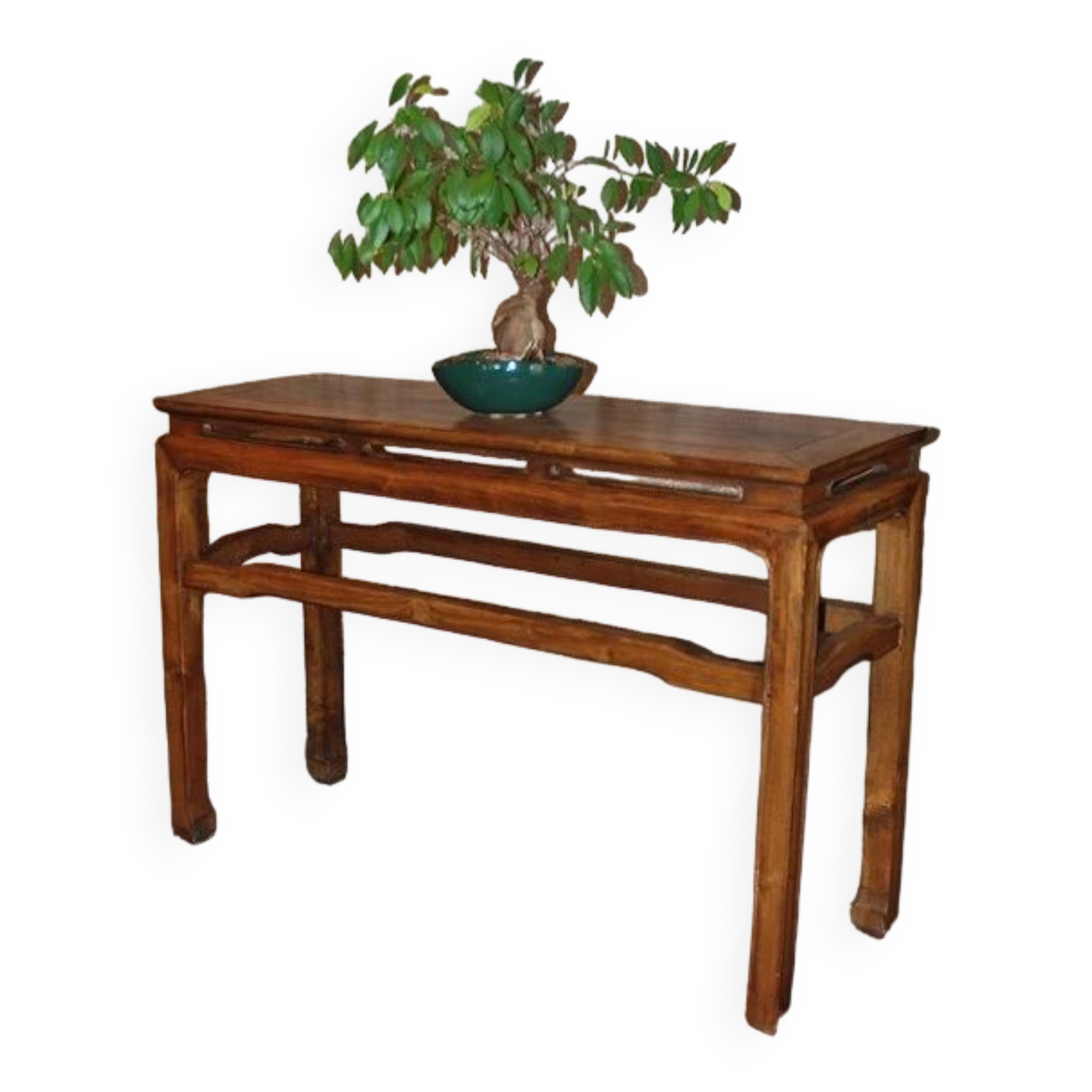 Old Chinese console with lacquer finish.