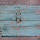 Old wooden eating guard (h 48cm)