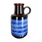 Large Pottery Fat Lava Multi-Color Floor Vase 408-40 Made by Scheurich, 1970s