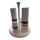 Service à condiments Guzzini “Pagoda”, Italie 1970
