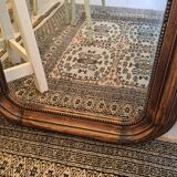 Rectangular mirror vintage wood 82 X 52 cm
