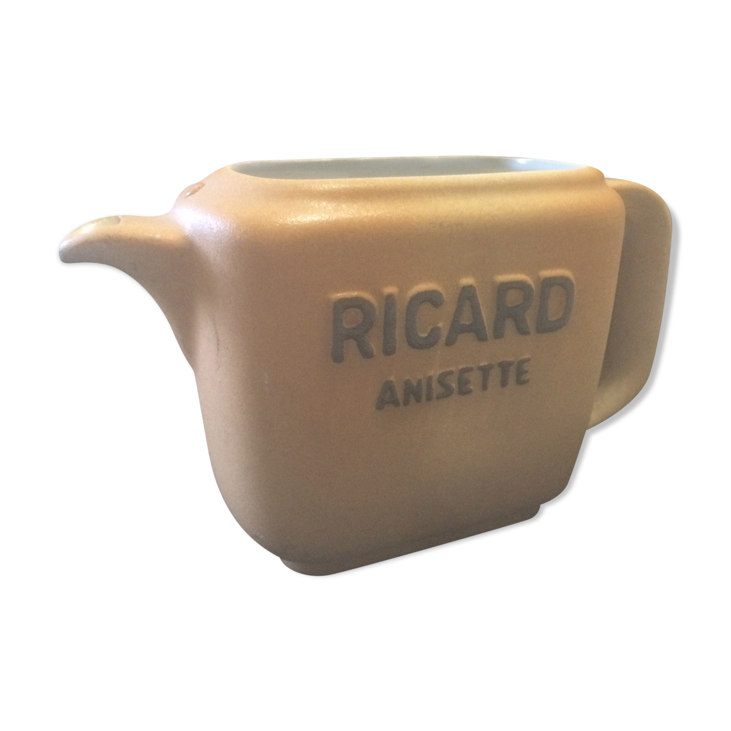 Ricard carafe in rectangular ceramic 100cl