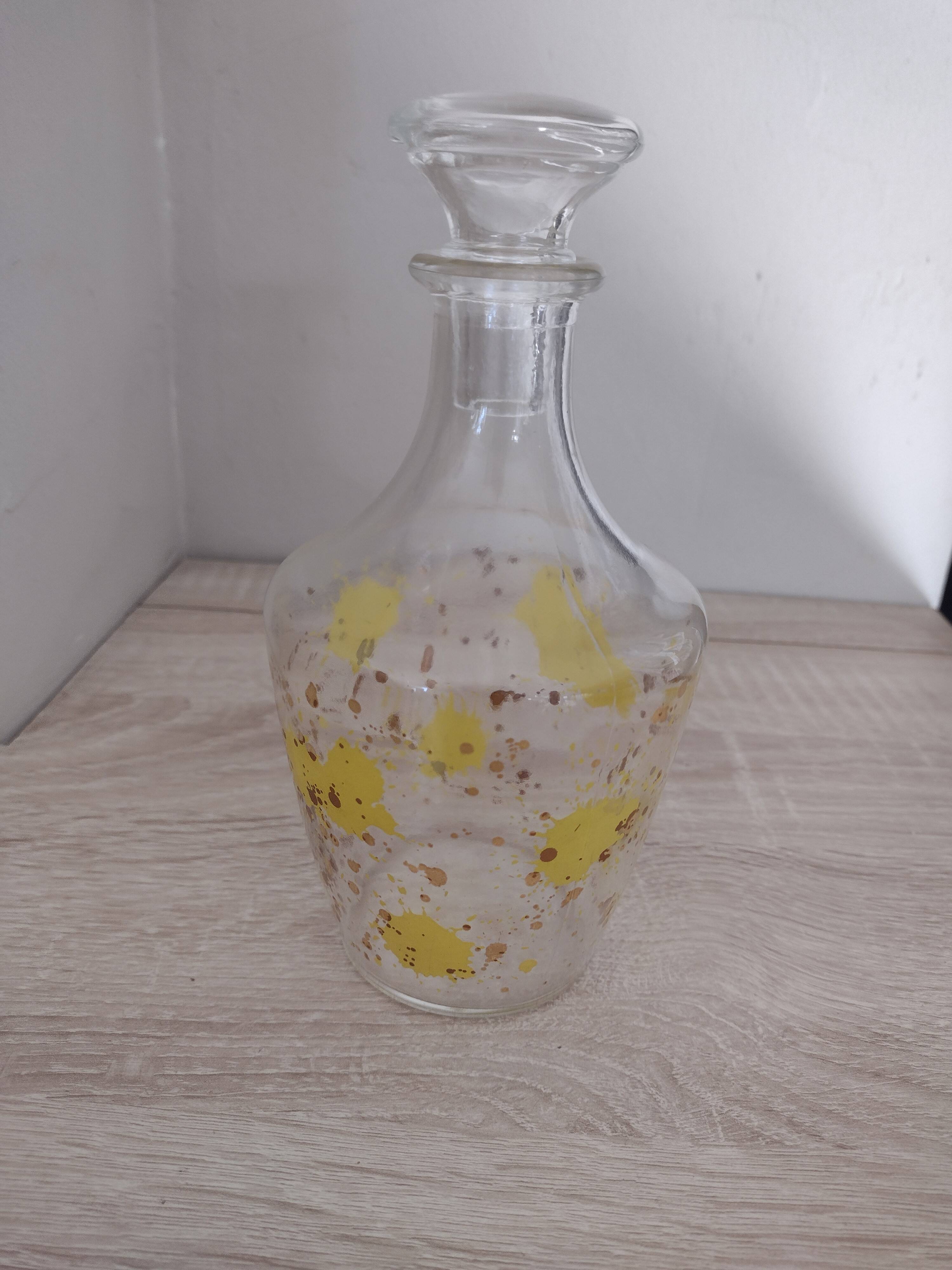 Carafe en verre vintage