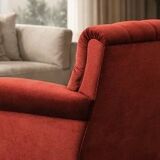 Vintage Pair of Upholstered Armchairs — First Half of the 20th Century