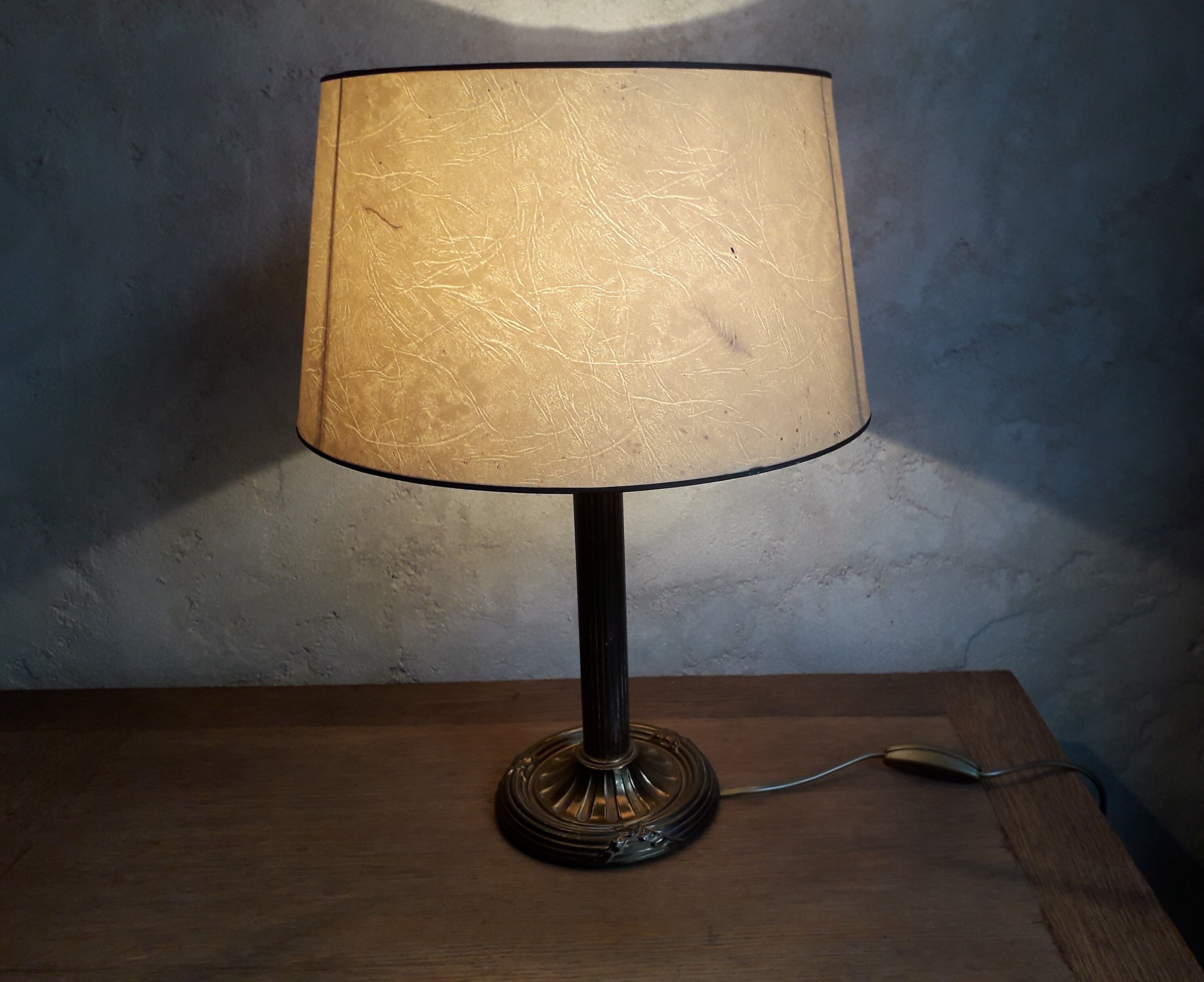 Old brass lamp