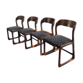 Chaises traîneau Baumann