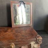 Antique mercury mirror in wood, late 19th century