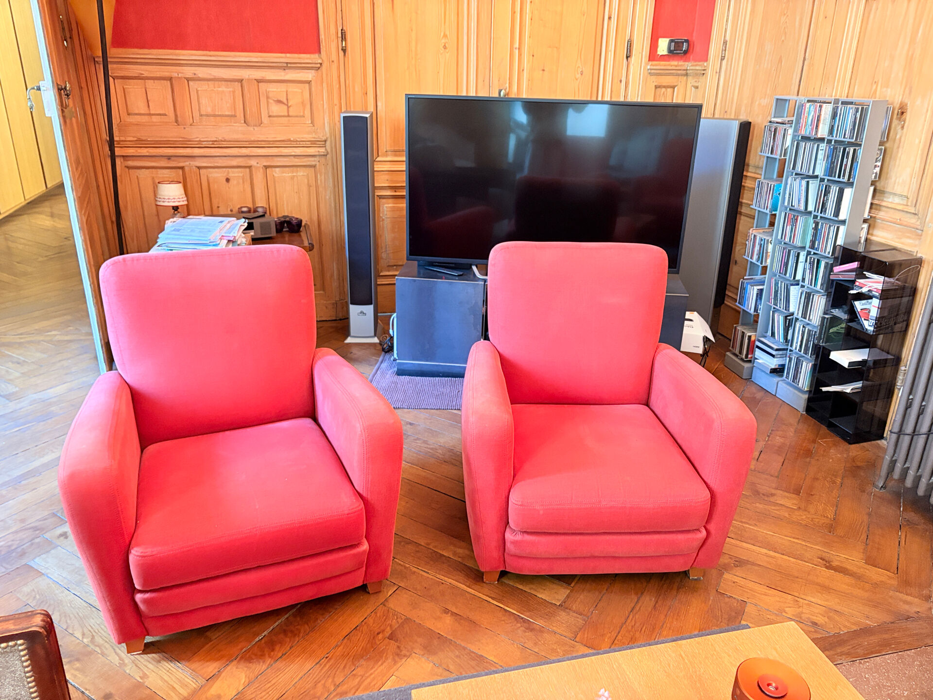 Fabric armchair