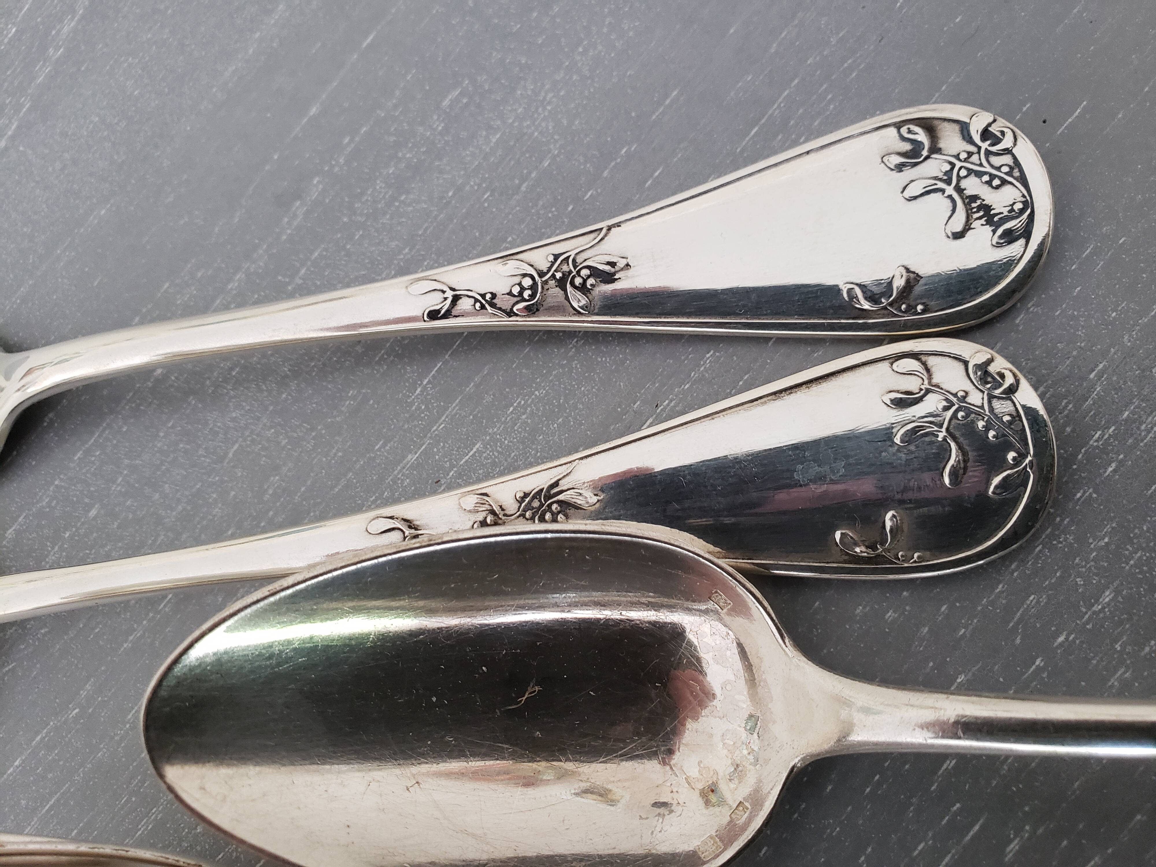 set of silver-plated cutlery